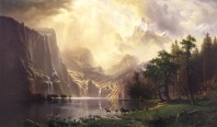 Albert Bierstadt's "Among the Sierra Nevada Mountains"
