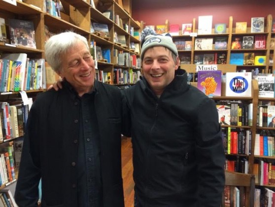 Rick Simonson and Johnny at Elliott Bay Book Company in Seattle