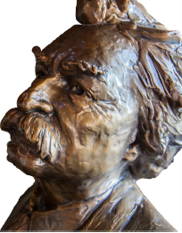 Mark Twain sculpture