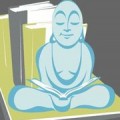 Shelf Awareness buddha
