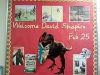 A MT elementary school (through BookPeople of Moscow) welcomed David Shapiro.