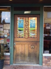 The gorgeous door at Godfather Books