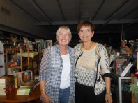 Judi from ...and BOOKS, too! with author Jane Kirkpatrick