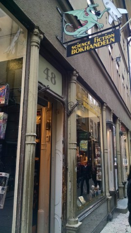 Science Fiction bookshop in Stockholm
