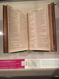 The First Folio: open to the "To be or not to be" speech from Hamlet