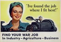 WWII War job poster