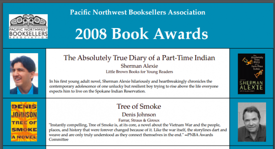 Denis Johnson 2008 PNBA Book Award