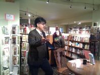 Sherman Alexie in 2013 at Queen Anne Book Company