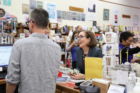 Gov Kate Brown buying local