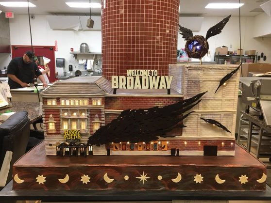 Harry Potter and the Cursed Child on Broadway cake by Carlo's Bakery