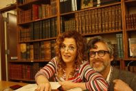 Ayelet Waldman and Michael Chabon, pictured at a signing at The Strand Bookstore in NY
