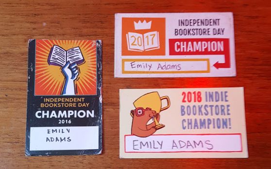 Emily's Independent Bookstore Champion cards