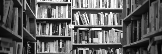 bw Books to Prisoners shelves of books 