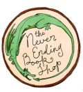 Neverending Bookshop logo illustration