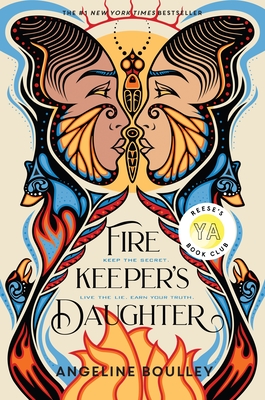 Firekeeper's Daughter (cover image is a stylized moth or butterfly illustrations containing faces and feathers and flames)